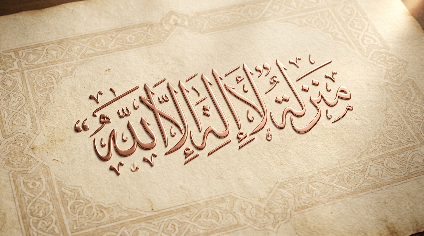 منزلة "لا إله إلا الله" - Image 1